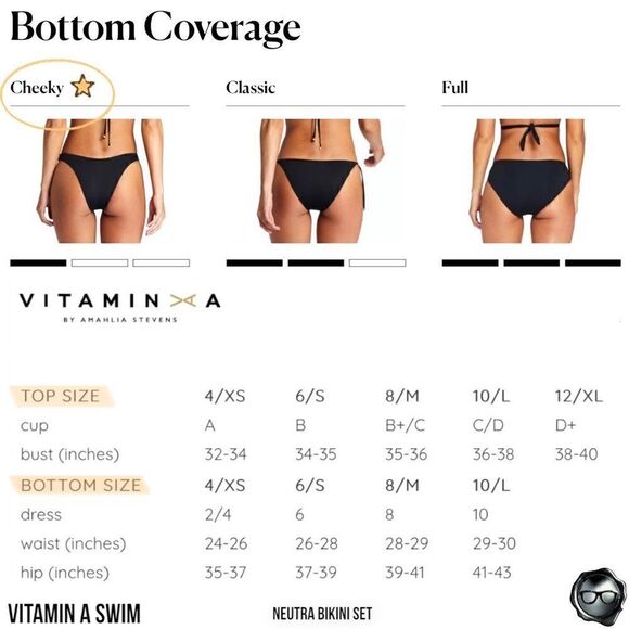 VITAMIN A SWIM NEUTRA 2 PIECE BIKINI SET BROWN BRALETTE TOP + SAND SNAKE BOTTOM - Picture 10 of 12